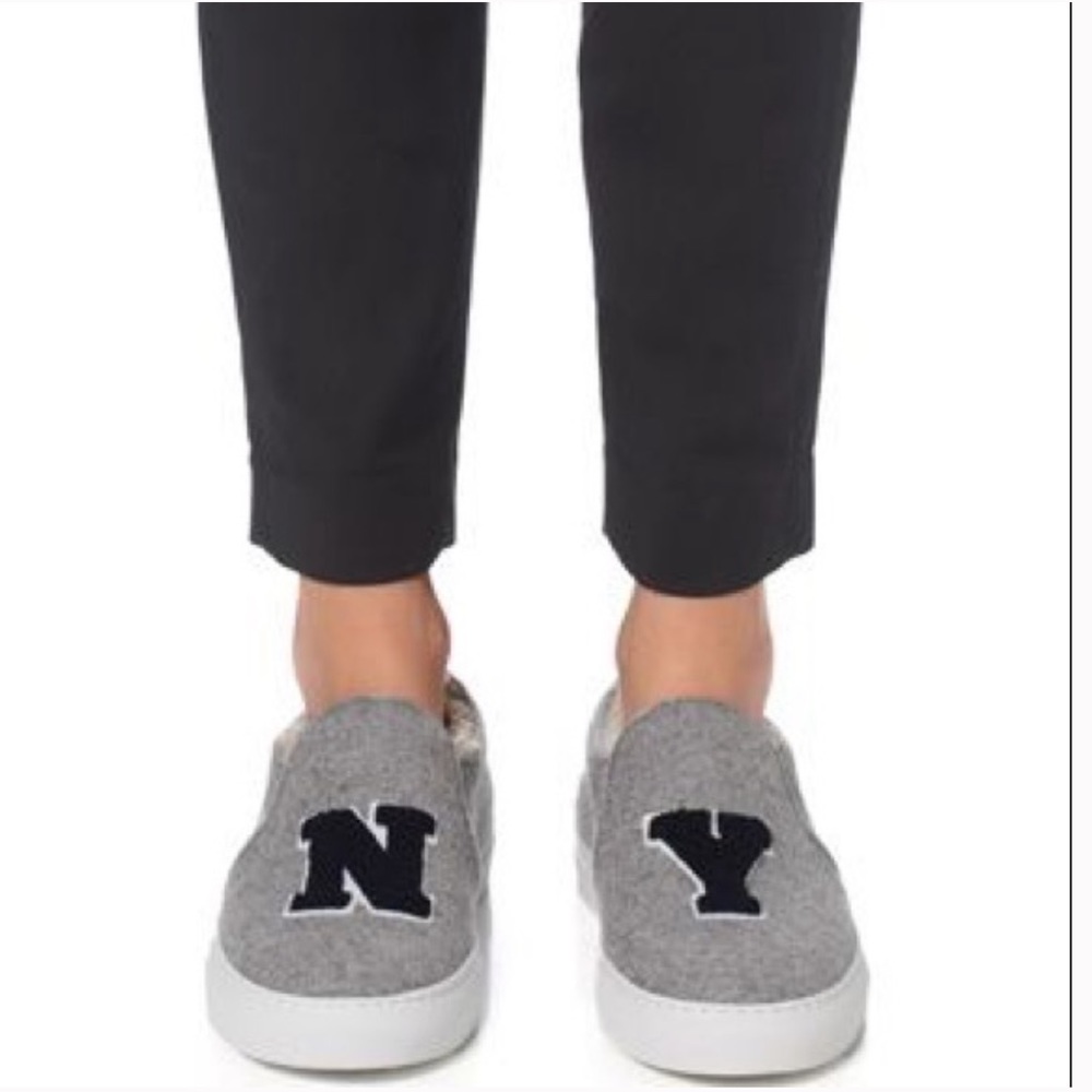 Joshua Sanders Wool NY Slip on Sneakers